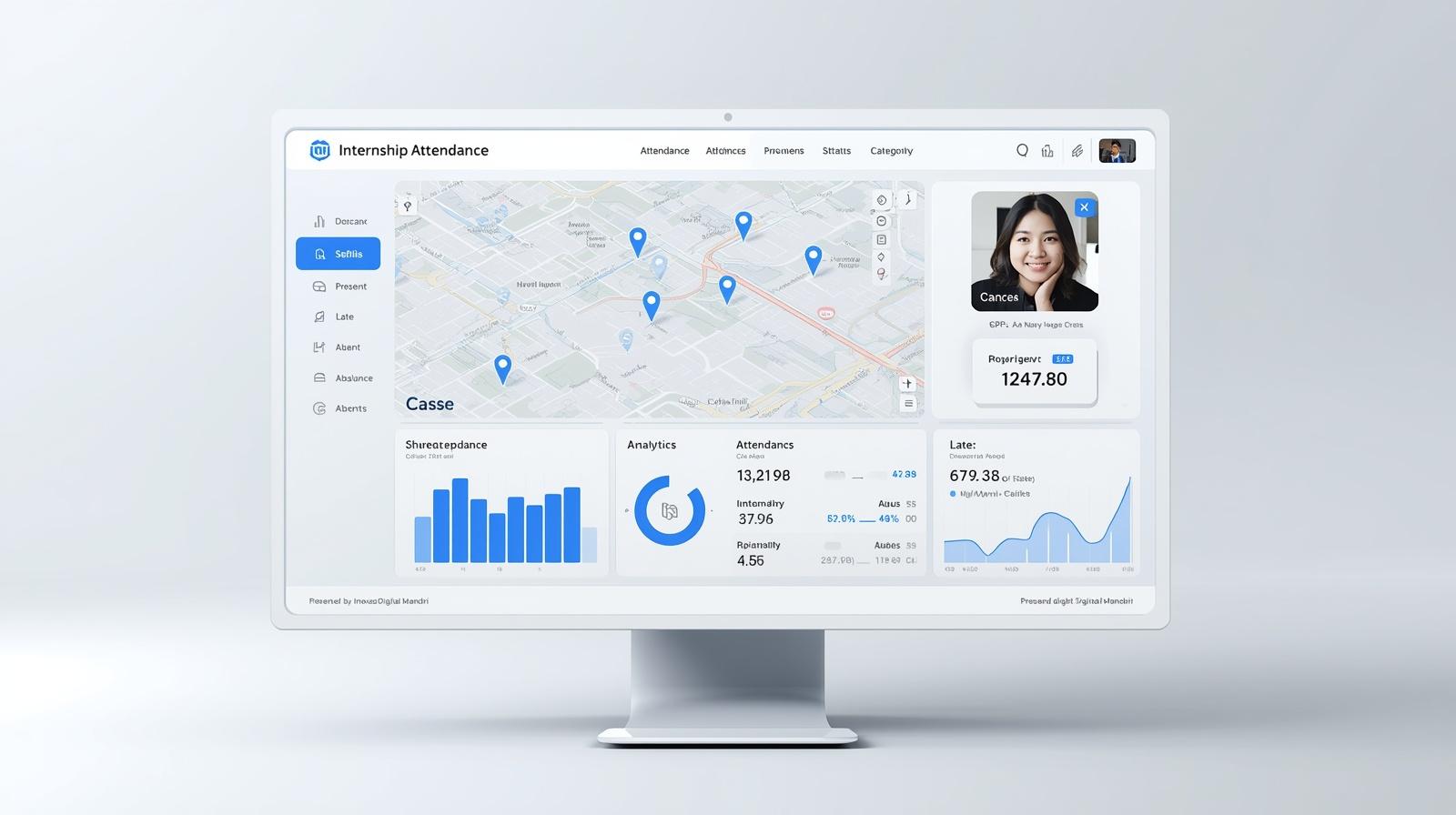 Sistem Absensi Magang - GPS Tracking, Foto Selfie & Laporan Otomatis